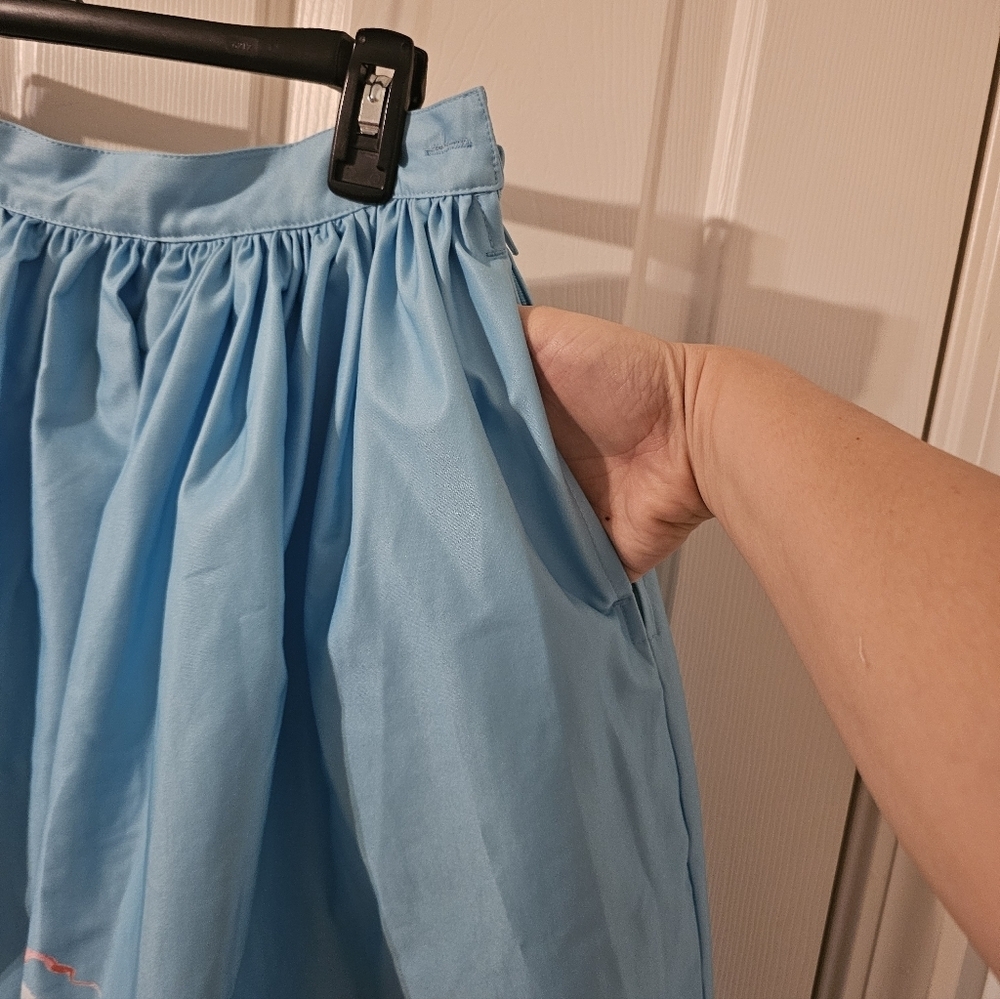 Care Bears X Unique Vintage In The Clouds Gellar Swing Skirt Size L - Picture 7 of 10